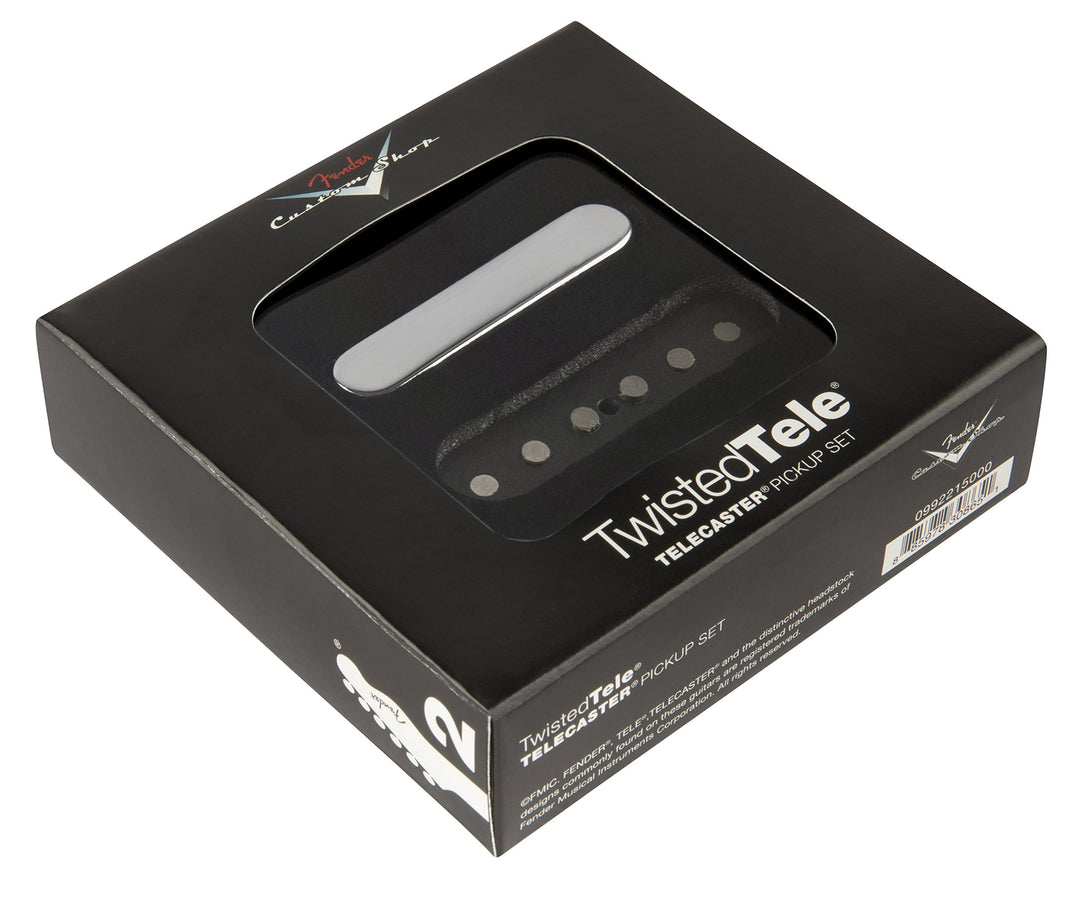 Fender Custom Shop Twisted Tele® Tonabnehmer, Schwarz/Chrom (2)