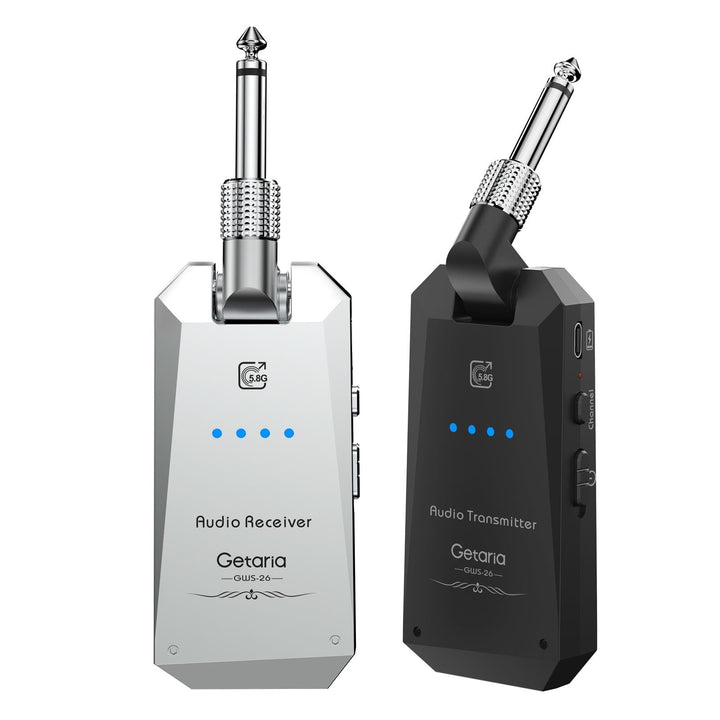 5,8 Hz Gitarre Wireless System Anti-Interferenz-Instrument 4-Kanäle Wireless Transmitter Receiver Di