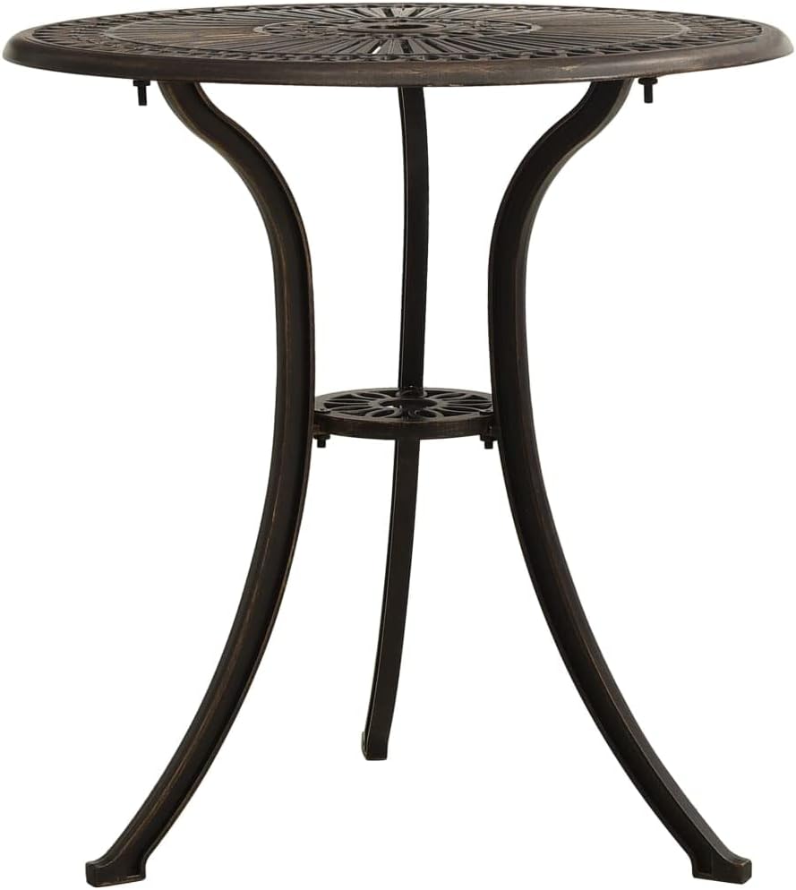 vidaXL Bistroset 3-TLG. Balkonset Gartenmöbel Sitzgruppe Balkonmöbel Gartenset Gartentisch Gartenstu