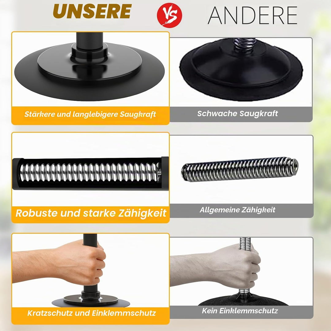 SVANE Starke Saugkraft Desktop-Schlagball - Stressabbau Boxball mit verbessertem langlebigem Feder,