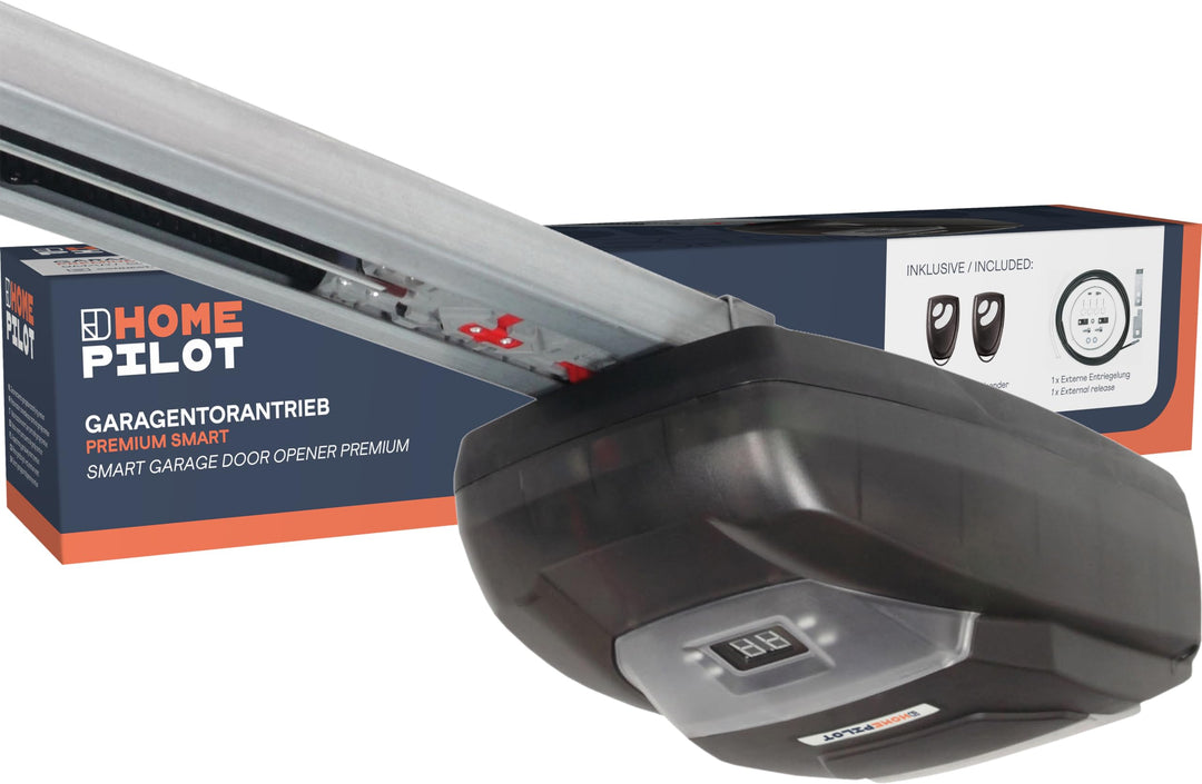 HOMEPILOT - Garagentorantrieb premium smart | Komfortable Steuerung vom Garagentor, direkt aus der A