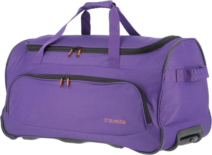 travelite 2-Rad Trolley Reisetasche Grösse L, Gepäck Serie BASICS FRESH: Weichgepäck Reisetasche mit
