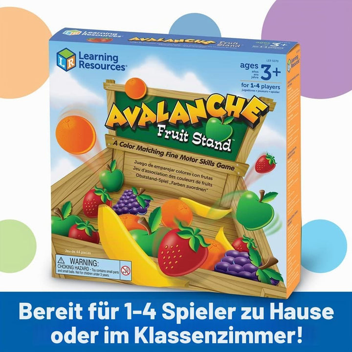 Learning Resources Obststand mit Lawinengefahr Farben &amp; Feinmotorische Fertigkeiten nspiel,