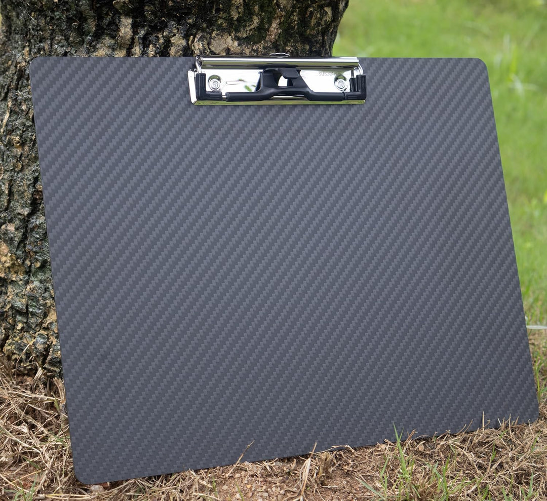 Echtes 3K-Kohlefaser-Klemmbrett, Ultraleicht,Robust und tragbar,1.5 mm Dicke, schwarz, geeignet für