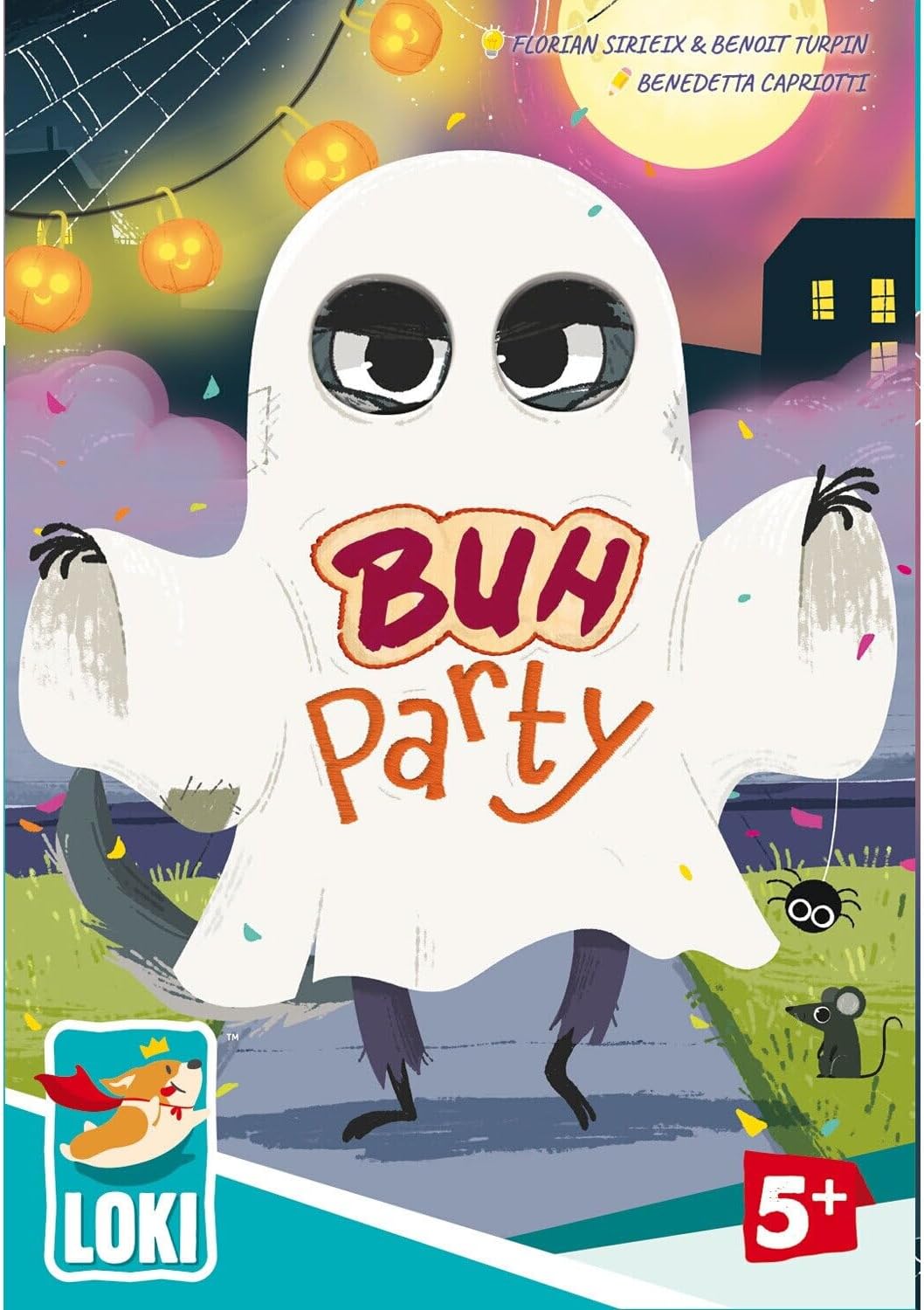 IELLO Buh Party, Kinderspiel, Spannendes Merkspiel, Wer versteckt Sich hinter den Kostümen? Für 2–6
