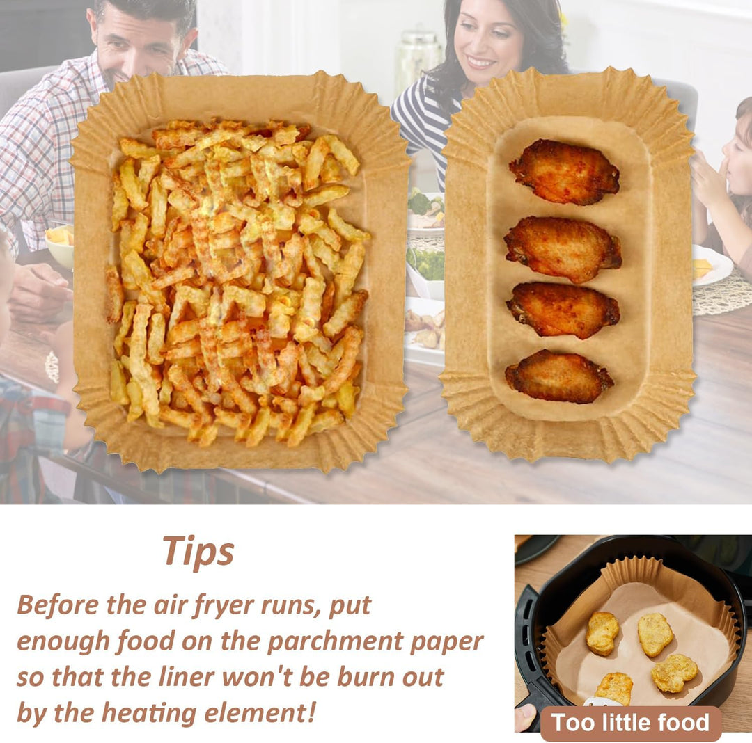 Airfryer Backpapier für Philips Airfryer Dual Basket 3000 Series, Heissluftfritteuse Backpapier für