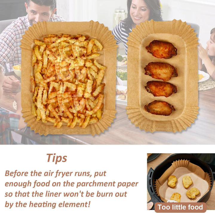 Airfryer Backpapier für Philips Airfryer Dual Basket 3000 Series, Heissluftfritteuse Backpapier für