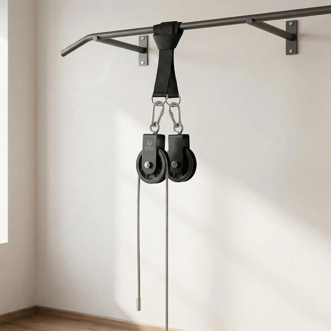 2Set Umlenkrolle für Seile 90mm, 360° Schwenkbar Seilrolle mit Silent-Lager, Schwerlast Riemenscheib