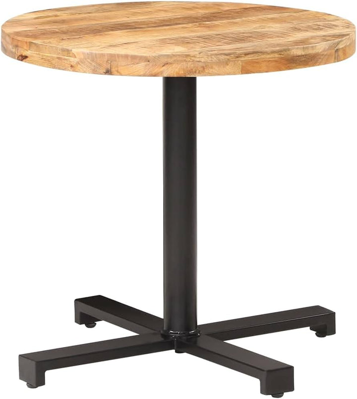 vidaXL Raues Mangoholz Bistrotisch Bartisch Stehtisch Tresentisch Küchentisch Esstisch Bartresen Tis