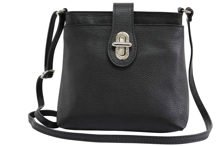 AMBRA Moda Damen echt Ledertasche Handtasche Schultertasche Umhängtasche Citybag Girl Crossover GL00