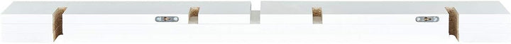 levandeo Regal BxH 98x48cm Holz Steckregal Weiss Wandregal Bücherregal Ablage Deko Holzregal Einrich