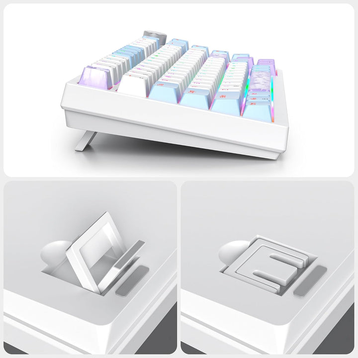 SOLIDEE Verkabelte Mechanische Gaming Tastatur 75 Prozent,hot-swap-fähige Mechanische Tastatur mit G