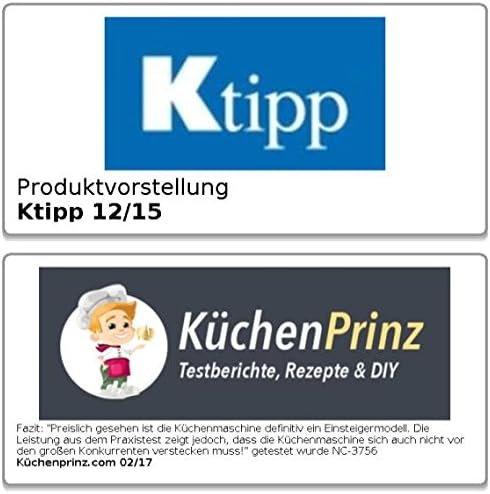 Rosenstein & Söhne Fleischwolf: Küchenmaschine KM-6618, inkl. umfangreiches Zubehör (Küchengerät, Kü
