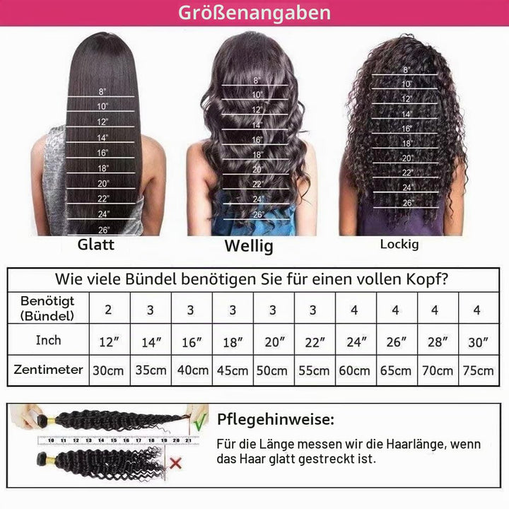 9A Human Hair Bundles Curly Brazilian Hair Bundles Water Wave Hair 14 16 18 Zoll Brasilianische Haar