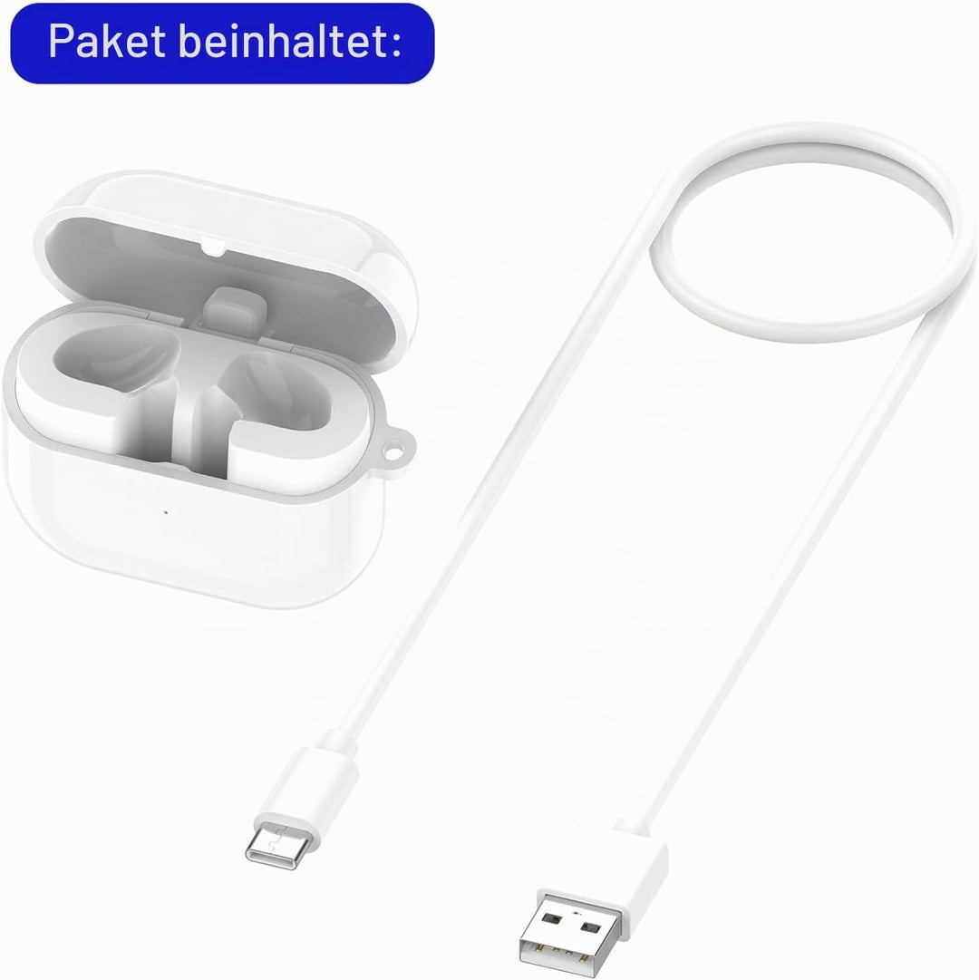 Ladekoffer Kompatibel für Samsung Galaxy Buds 3 ladecase, Ersatz-Ladebox, Ohrhörer-Ladehülle für Sam