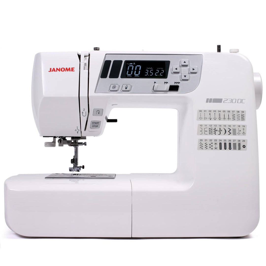 Janome 230 DC mit Bonus-Anschiebetisch