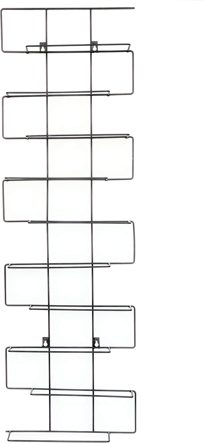 DanDiBo Weinregal Metall Schwarz Wand Schmal 96136 Flaschenregal Flaschenständer Flaschenhalter