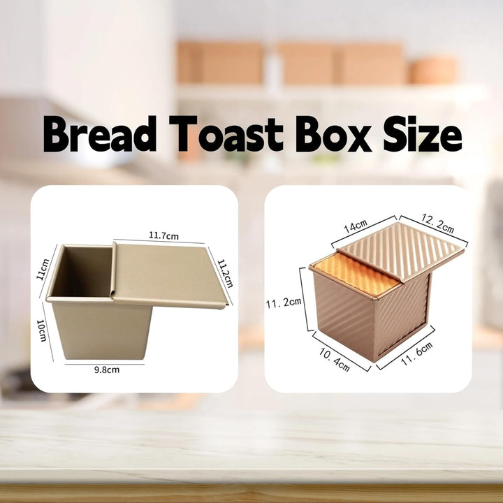 Brotkastenform, Brotbacken, Kastenform, Brotform, Backblech, rechteckige Brotform, Kastenform mit De