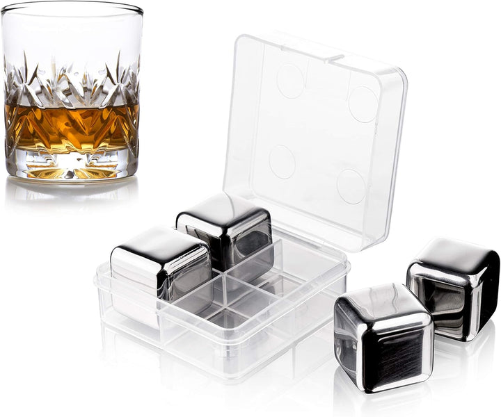 Vacu Vin 18603606 Whisky Kühlsteine 4-er Set