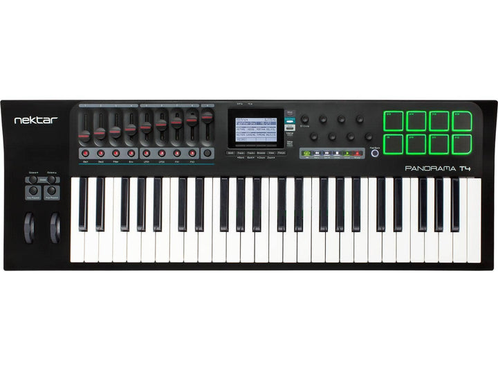 Panorama T4 USB MIDI Keyboard with Nektar DAW Integration and Nektarine PlugIn Control