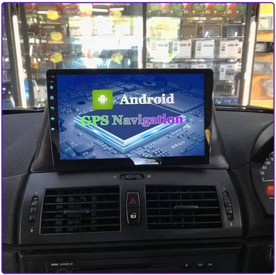 9 Zoll Android 10 Autoradio GPS Navi für für BMW X3 E83 2004-2012 Bluetooth FM 1GB RAM 16GB