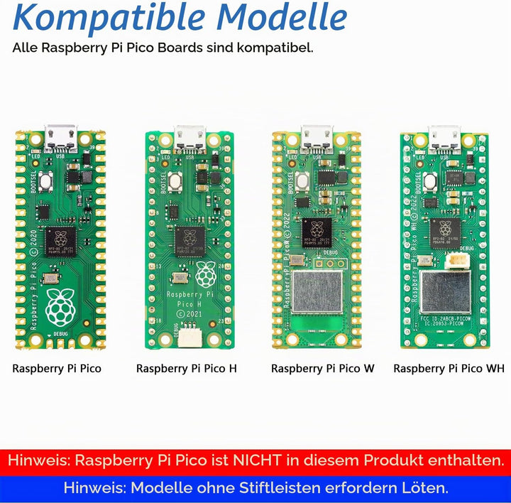 Freenove 4WD Car Kit for Raspberry Pi Pico (Not Included) (Compatible with Arduino IDE), Dot Matrix
