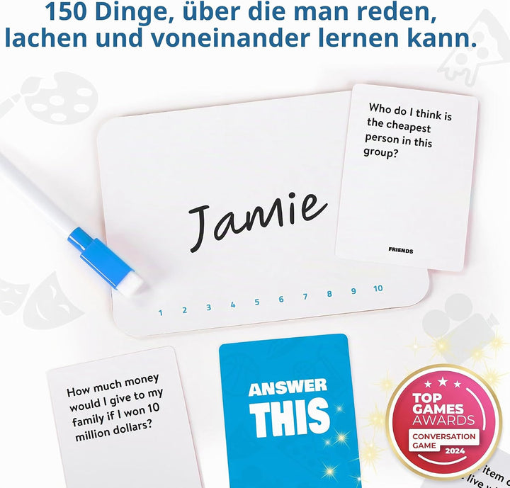 Answer This - English - How Well Do You Know Your Friends? - Fun Party Card Game for Teens &amp; Adults