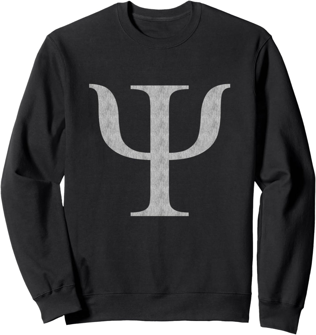 Vintage Psi Symbol Brain Think Student School Memory Book Sweatshirt