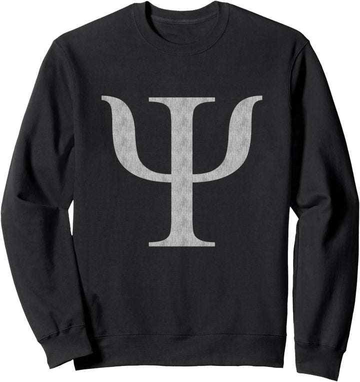 Vintage Psi Symbol Brain Think Student School Memory Book Sweatshirt