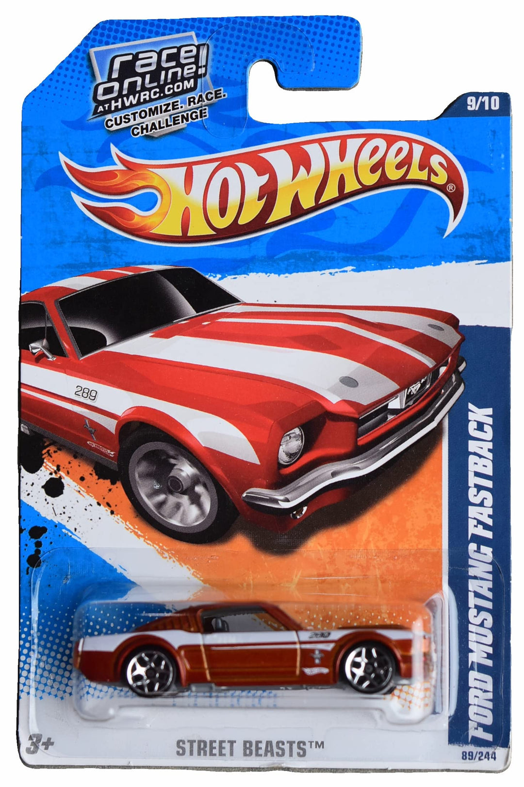 Hot Wheels Ford Mustang Fastback, Street Beasts 9/10