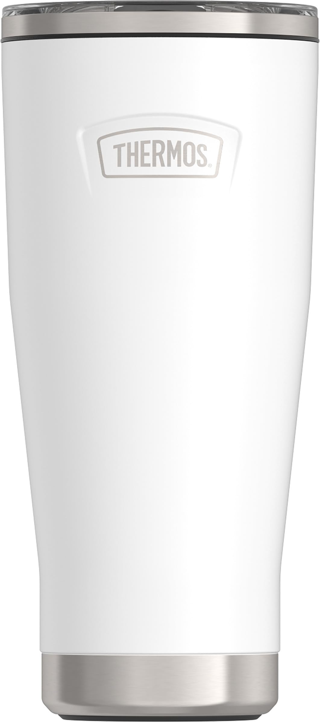 THERMOS Icon Series Edelstahlbecher mit Schiebeverschluss, 530 ml, Weiss 532 ml Weiss/Opulenter Gart