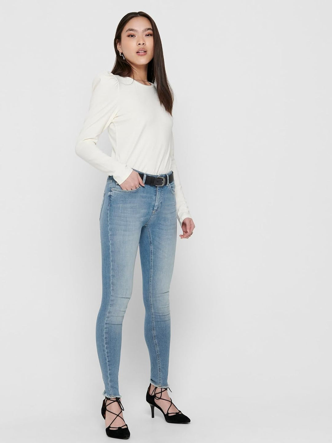 ONLY Damen Skinny Jeans XS Blau (Light Blue Denim), XS Blau (Light Blue Denim)