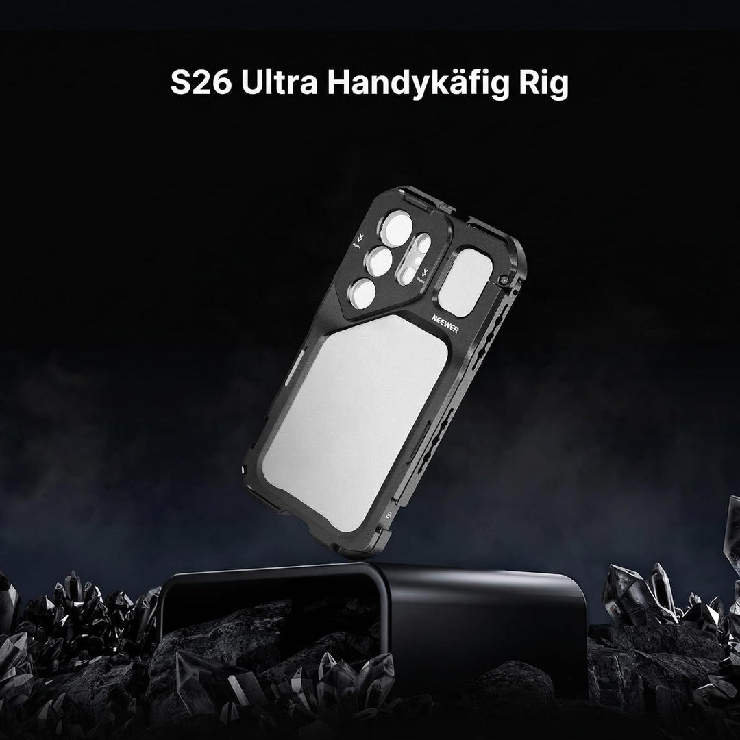 NEEWER S26 Ultra Smartphone Käfig Cage, Handy Video Rig Vlog Set, PA182