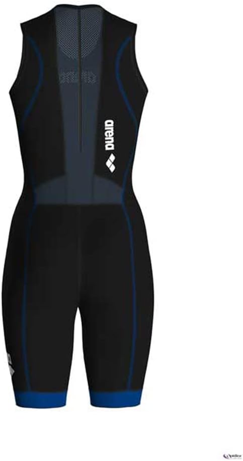 Arena Damen Triathlon Anzug ST 2.0 mit Rückenreissverschluss, Black/Royal, M/40