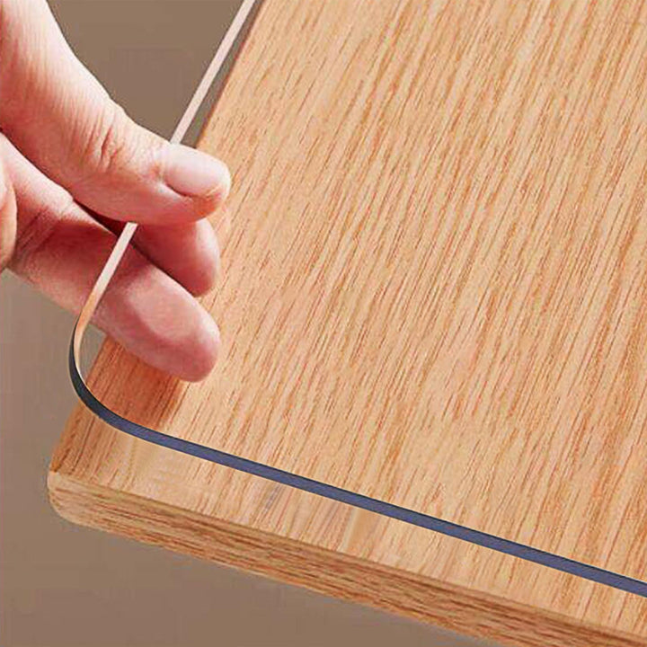 OstepDecor Glasklar Folie 1.5mm, transparente Tischdecke, Tischschutz, Schutztischdecke, Tischfolie