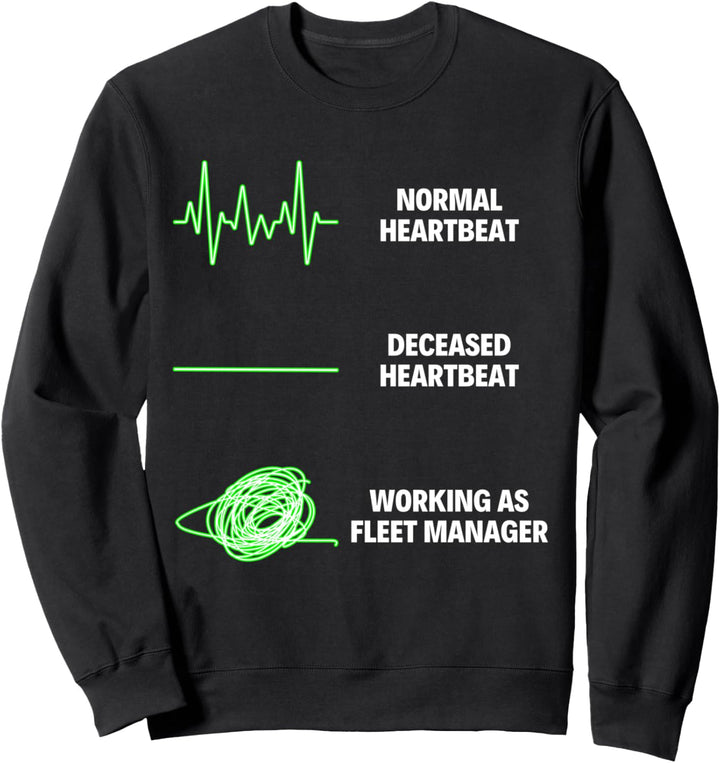 Fuhrparkmanager Kostenmanager Fahrzeugeigener Manager Sweatshirt