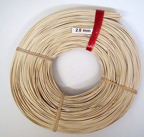 Schardt Peddigrohr - Flechtmaterial Natur 4.0 mm 500 Gramm zum Körbe flechten, basteln - Rattan Pedd