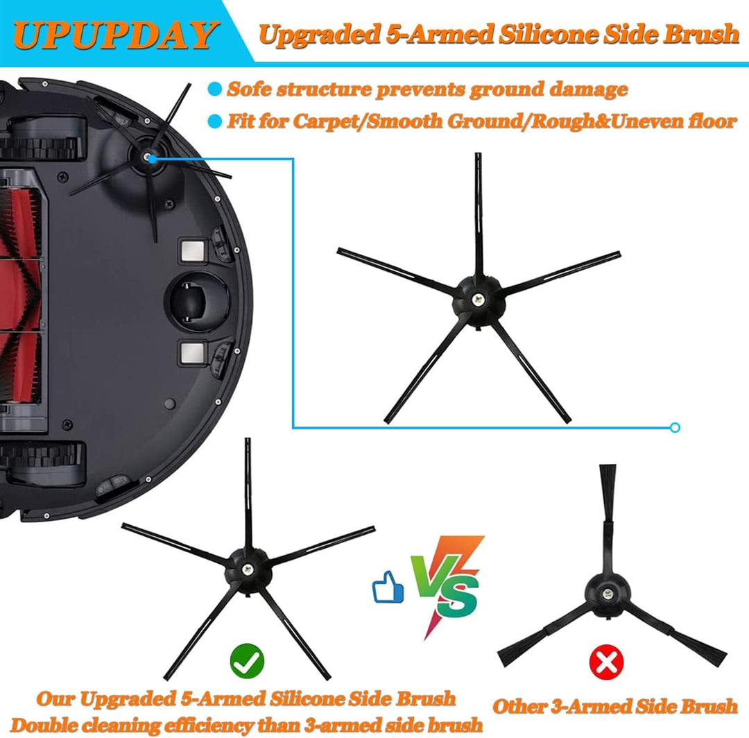 Ersatzteile Zubehör kompatibel für Xiaomi Roborock S5 Max S6 Pure S6 maxV S50 S51 S55 S5 S60 S65 S6