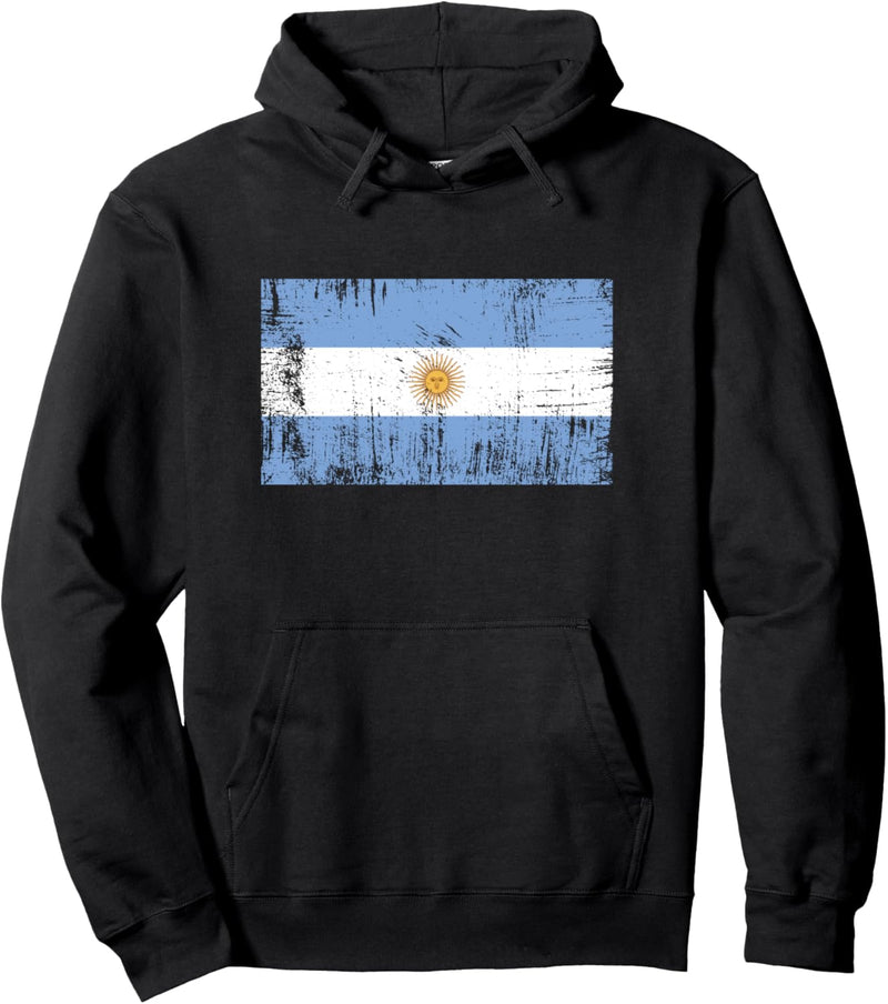 Argentinien Fahne Argentinische Flagge Geschenk Fussball-Fan Pullover Hoodie