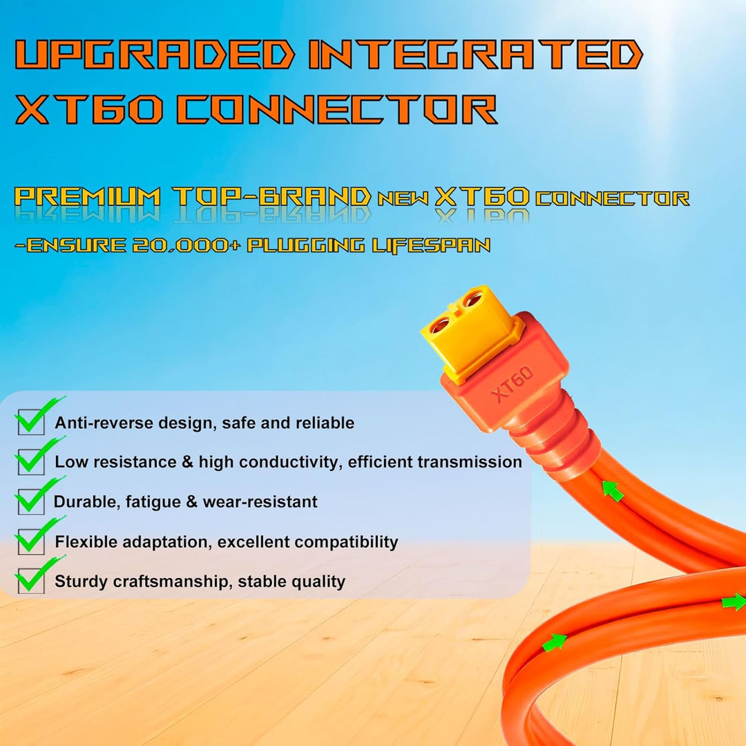 XT60 Stecker auf Solar Connector Kabel 12AWG XT60 Adapter Verlängerung 3M/5M für ECOFLOW River and D