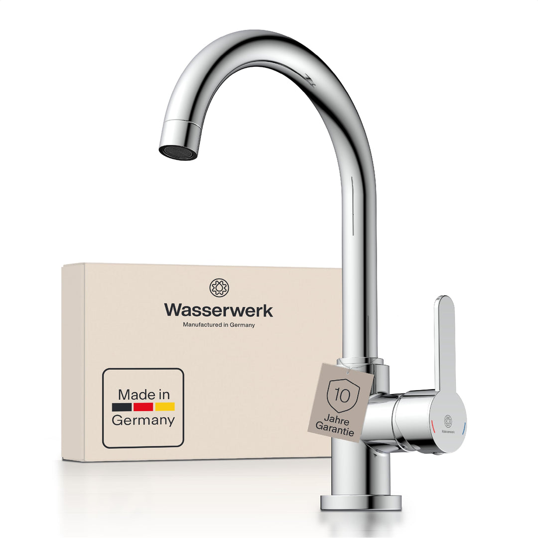 Wasserwerk Küchenarmatur WK5 | Wasserhahn Küche | Armatur Spültisch | Mischbatterie für die Küche |