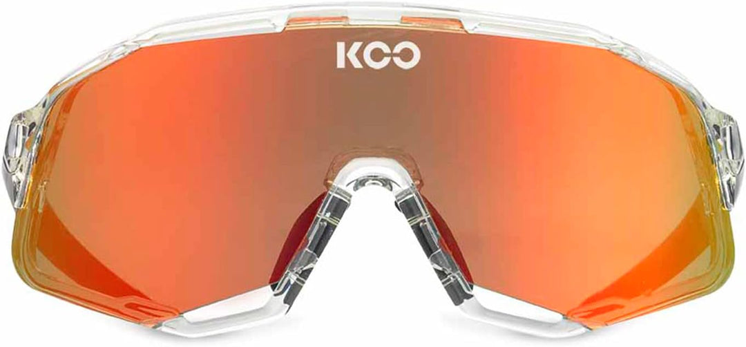 KOO Demos Sunglasses I Performance Eyewear for Road, MTB Cyclists & Cyclocross Sports Kristall Rot,