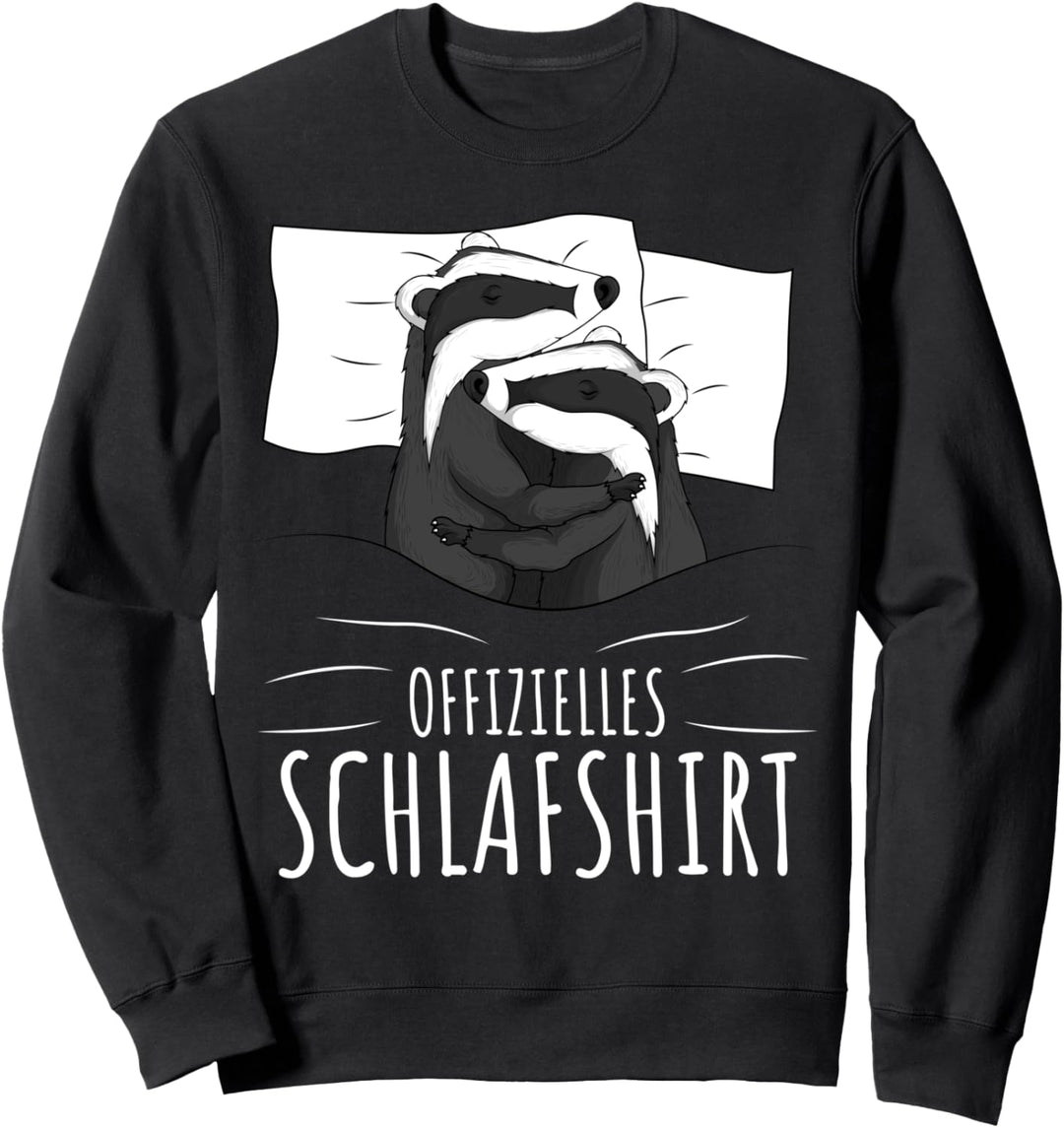 Dachs Offizielles Schlafshirt Sweatshirt