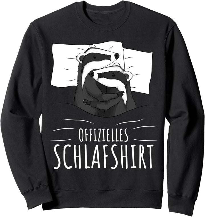 Dachs Offizielles Schlafshirt Sweatshirt