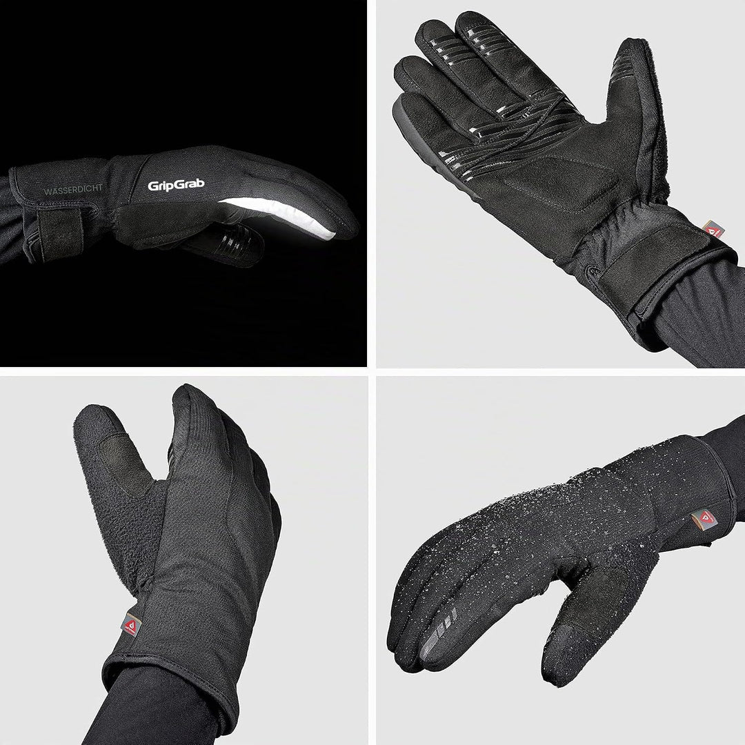 GripGrab Polaris 2 wasserdichte Winter Fahrradhandschuhe Primaloft Gefüttert Regenschutz Radsport Ha