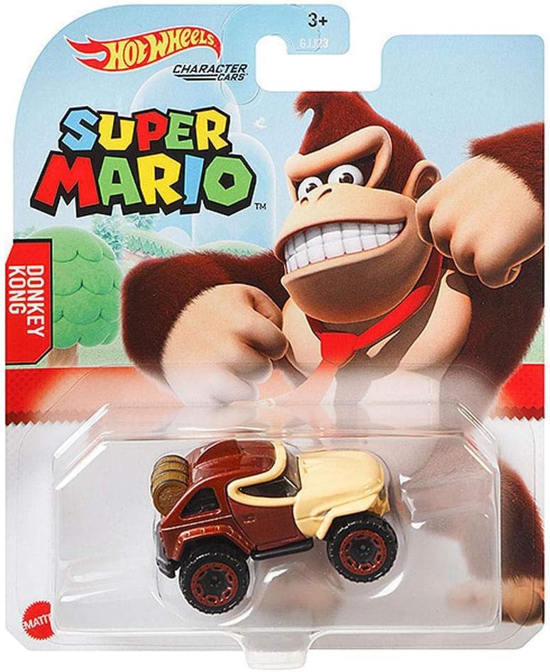 Hot Wheels Super Mario – GRM37 – Auto / Fahrzeug aus Metall 1/64 – Donkey Kong