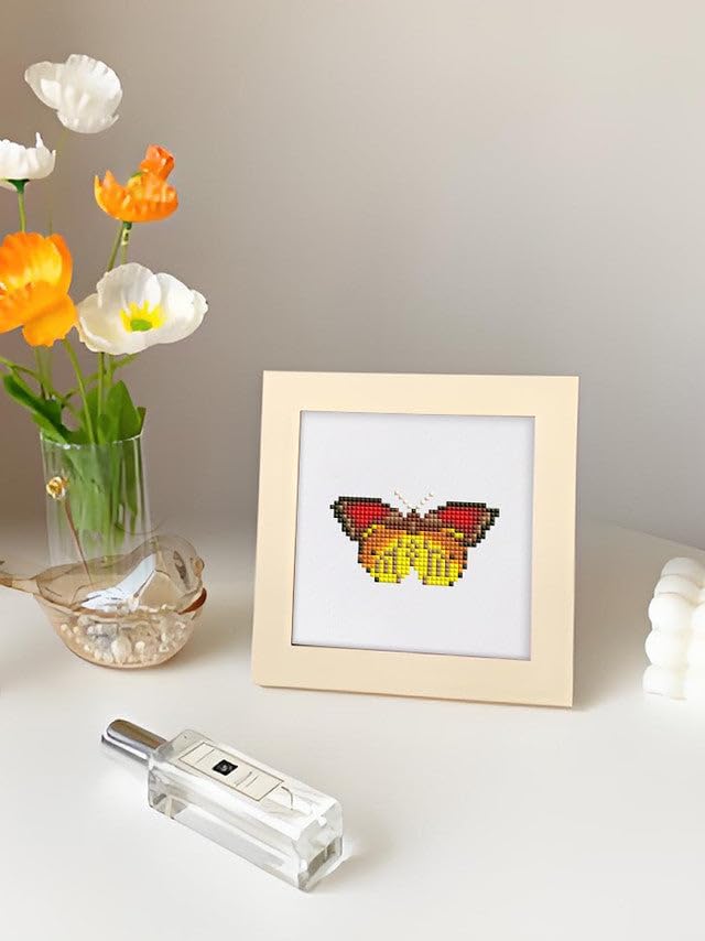 Figured'Art Mini Serie Diamond Painting Erwachsene - Schmetterlinge - Premium-Box mit 9 Stück 15x15