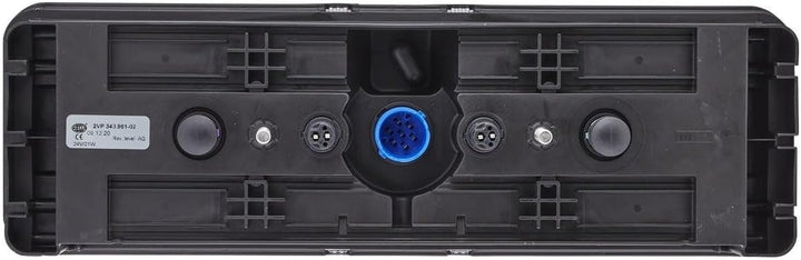 HELLA - Heckleuchte - Hybrid - 24V - Anbau/geschraubt - Lichtscheibenfarbe: glasklar - Stecker: Easy