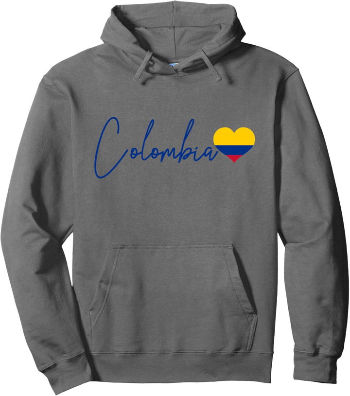 Kolumbien Heart Pride Kolumbianische Flagge Pullover Hoodie