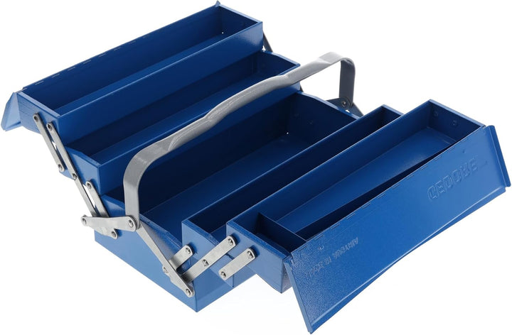 GEDORE 1265 L Werkzeugkasten, leer, 5 Fächer, 210x420x225 mm, 1 Stück 210 x 420 x 225 mm, 210 x 420